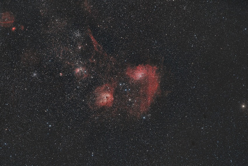IC 405 und Umgebung
