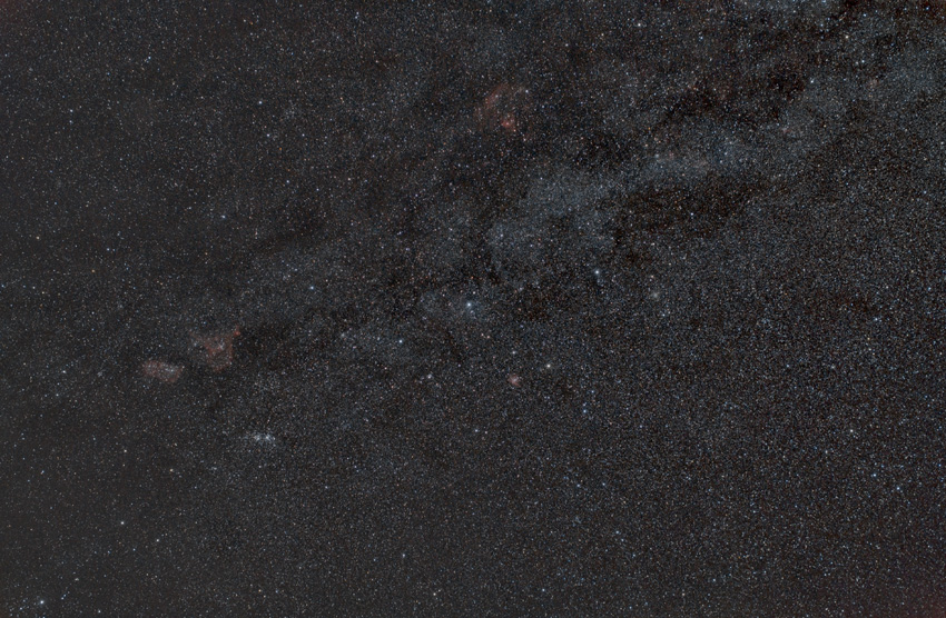 Kassiopeia in der Milchstra&szlig;e