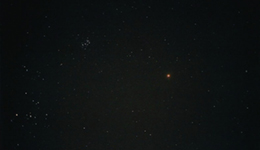 Mars bei den Plejaden