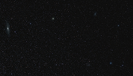 Messier 31 und 33 im weiten Feld