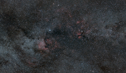 NGC 7000 im Sternenmeer