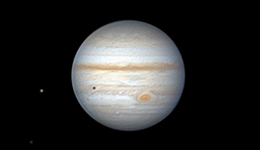 Jupiter mit GRF, Io & Kallisto