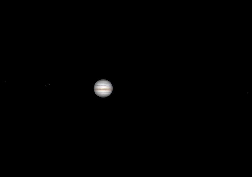 Jupiter mit Monden