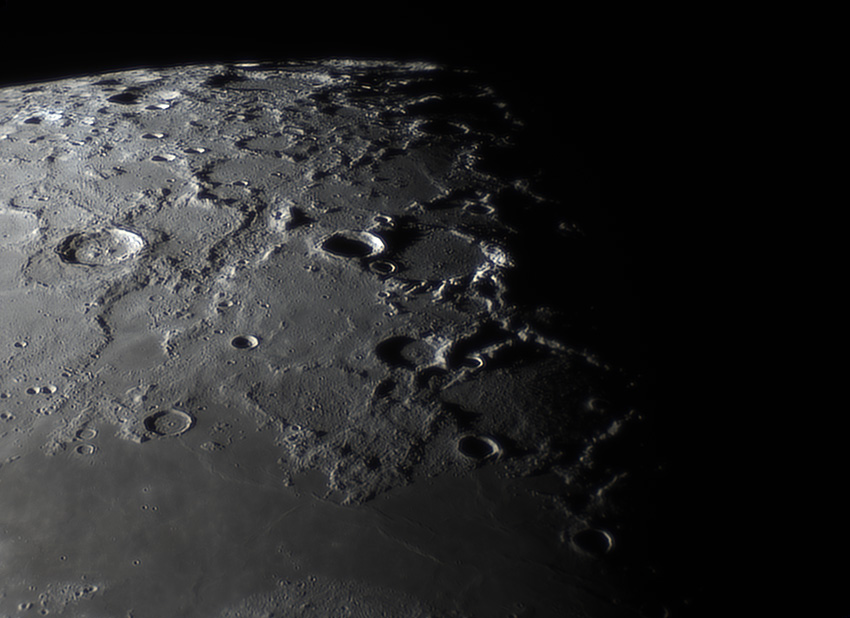 Krater Goldschmidt und Umgebung