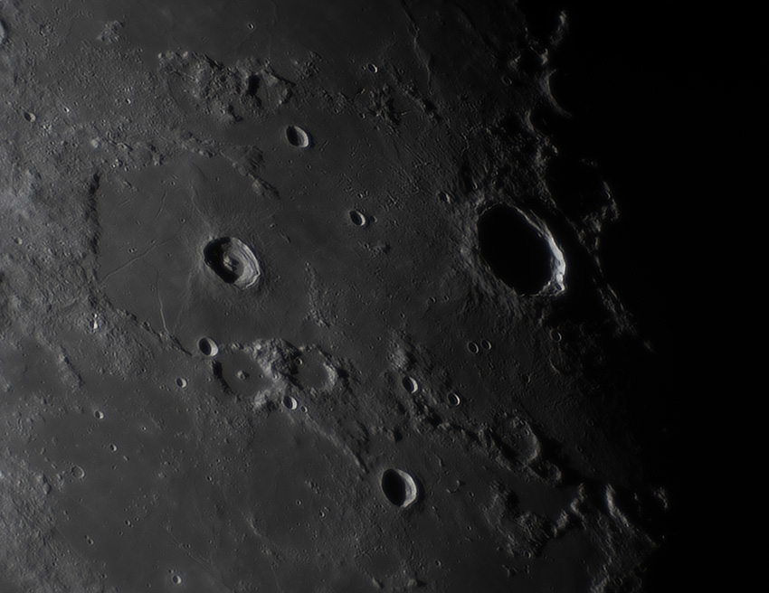 Lacus Mortis und Umgebung