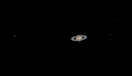 Saturn mit Monden