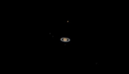 Saturn mit Monden