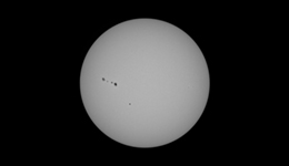 Gesamtsonne im Wei&szlig;licht