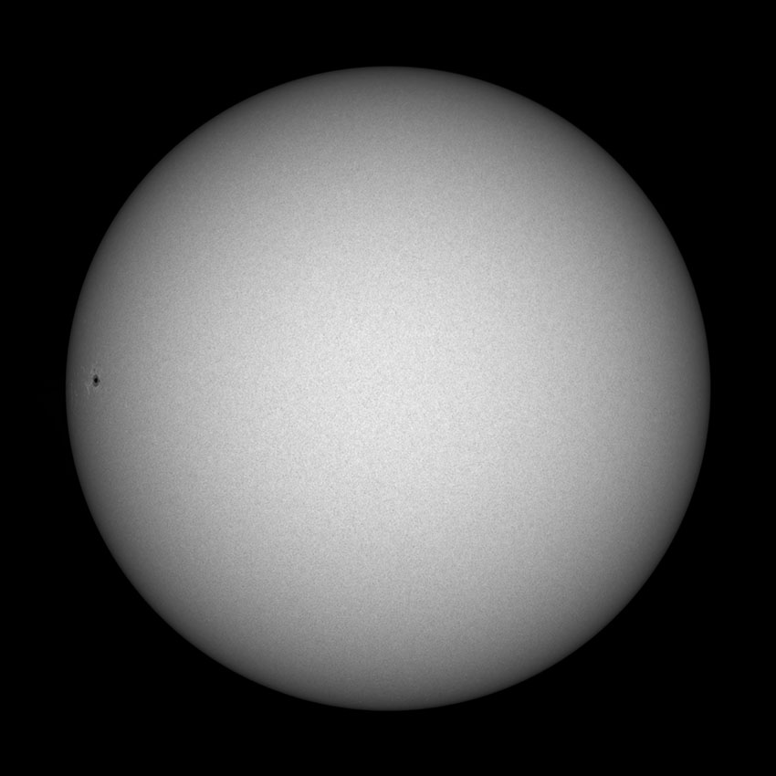 Gesamtsonne im Wei&szlig;licht