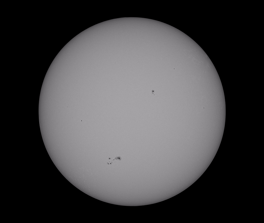 Gesamtsonne im Wei&szlig;licht