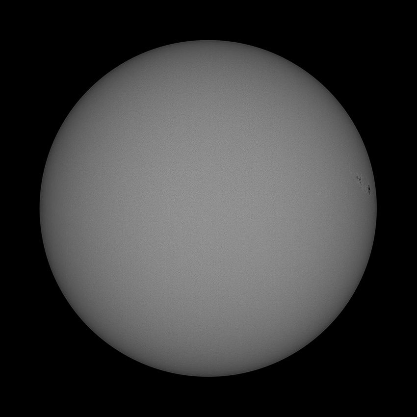 Gesamtsonne im Wei&szlig;licht