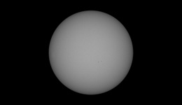 Gesamtsonne im Wei&szlig;licht